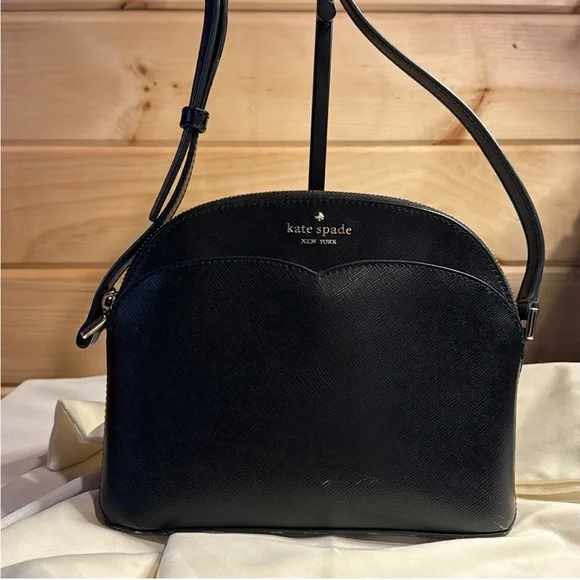 Kate Spade Black Crossbody, Peyton Dome Bag, Brand New, NWT - Picture 4 of 15